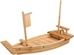 Bandeja en Forma Barco Para Servir Sushi de Madera 71cm, Sin Empaque, 99999900288288, 4.2