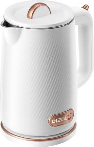 Hervidor Eléctrico Olega 1.8L Blanco; Sin Empaque; Rastros de Uso; 99999900283388; 4.2