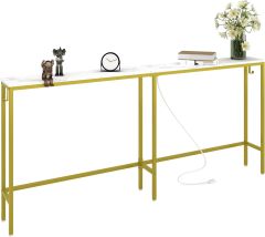 Mesa consola delgada 70.9 Pulgadas Largo x 31.7 Pulgadas Alto; Sin Empaque; Detalles mínimos en los bordes no captados por la cámara; 99999900287157; 15