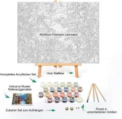 Kit de pintura y Lienzo Ledgebay ; Caja Dañada; 99999900287509; 10