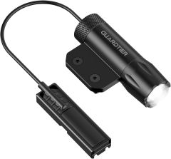 Mini linterna táctica Compact 400 Lumen LED con interruptor de presión, negro; Caja Dañada; 99999900288654; 1.4