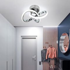Lámpara Con Luz Led Techo Moderna de Acrílico, Caja Dañada, 99999900288261, 2.2