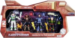 Disney y Pixar Lightyear reclutas para el rescate - Paquete de 4 figuras de 5 pulgadas, Caja dañada, 14, 99999900248150