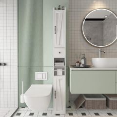 Armario de Baño Con Estante Ajustable Blanco, Sin Empaque, 99999900288560, 15