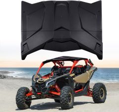 Cubierta de techo rígida combinada de 2 piezas compatible con Can Am Maverick X3 modelo de 2 plazas 2017-2023, Caja dañada, 12, 99999900217147