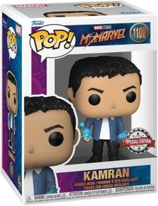 Funko Pop! Marvel: Ms. Marvel - Edición especial - Kamran #1108, Caja dañada, 10-2, 99999900080752