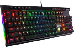 Teclado mecánico Redragon para juegos K580 VATA RGB LED retroiluminado con teclas macro; Caja Dañada; 99999900289576; 8.3