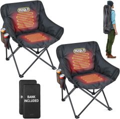 Set 2 Sillas de Camping Plegables Con Calefacción, Sin Caja Solo Empaque, 99999900289065, 15