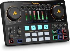 Mezclador de 10 canales con preamplificador Pro MaonoCaster; Caja Dañada; Rayones mínimos no captados por la cámara; 99999900288282; 1.4