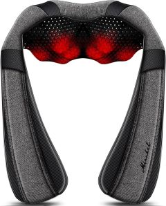 Masajeador de cuello y espalda, masajeador de hombros Shiatsu; Caja Dañada; 99999900287912; 10