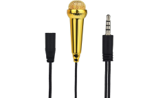 Mini Microfono de Karaoke Kikkerland, Caja Dañada, 99999900267480, 1.2