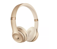 Audífonos Supraaurales Inalámbricos Bluetooth Beats Solo³ Oro, Caja Dañada, 99999900279618, 8.3
