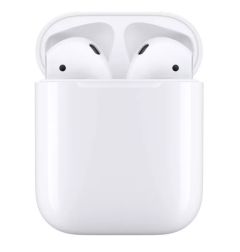 AirPods Apple (segunda generación) #2 A1602 con estuche de carga; Caja Dañada; Rastros de uso; No incluye accesorios; 99999900289961; vt