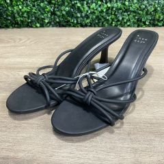 Sandalias altas para dama negras talla 11, Sin empaque, 1-3, 99999900088376