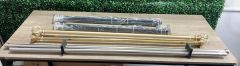 Set de 5 Cortineros Ajustables #3, Sin Empaque, Rastro de Uso Con Rayas Mínimas, 99999900287275, 15